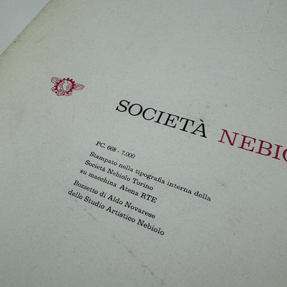 Type specimen folder – Società Nebiolo, Torino | Designed by Aldo Novarese
