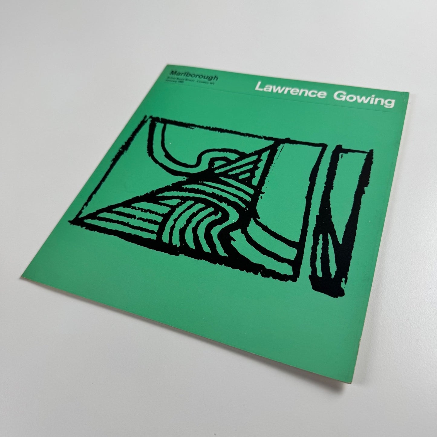 Lawrence Gowing | Marlborough Fine Art Jan 1965 cat. 152 design Gordon House