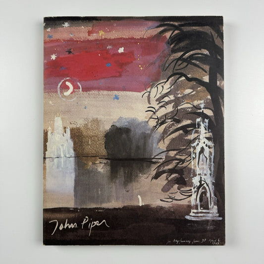 John Piper | Tate Gallery catalogue and flyer 1984