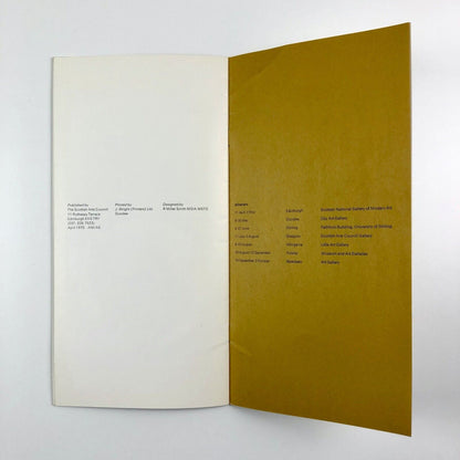 Seven Painters in Dundee: Neil Dallas Brown, Dennis Duchan, Peter Collins, Ian Fearn, James Howie, James Morrison, John Knox | Scottish Arts Council, 1970