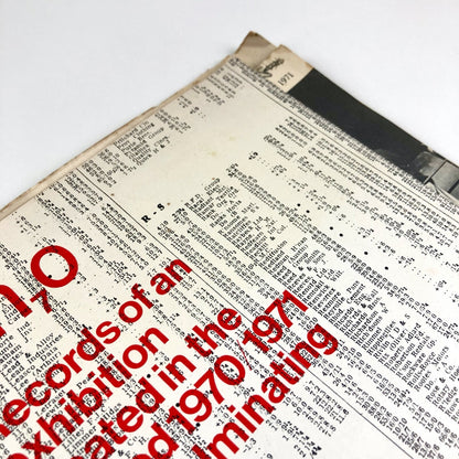 Artist Placement Group inn70 Hayward Gallery catalogue – December, 1971