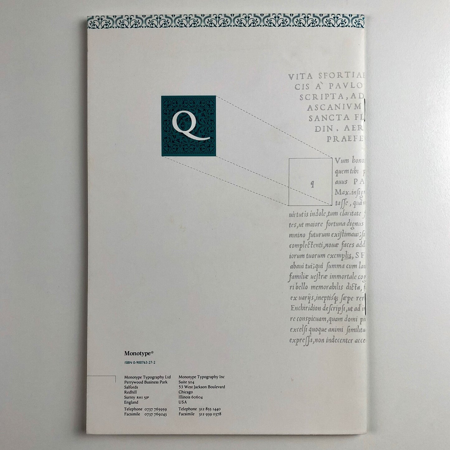 Classic Revivals – Monotype Conference Exhibition, 1992 | Stanley Morison, Chris Burke