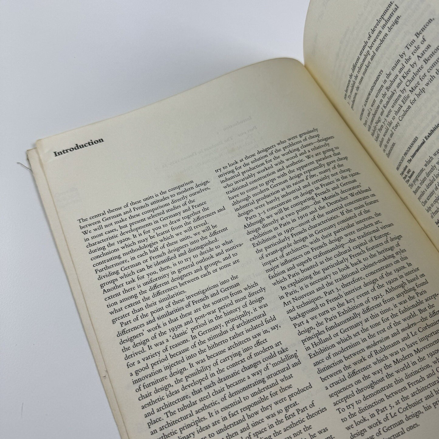 Design 1920’s | Open University textbook | Tim Benton, Charlotte Benton, Aaron Scharf, 1975