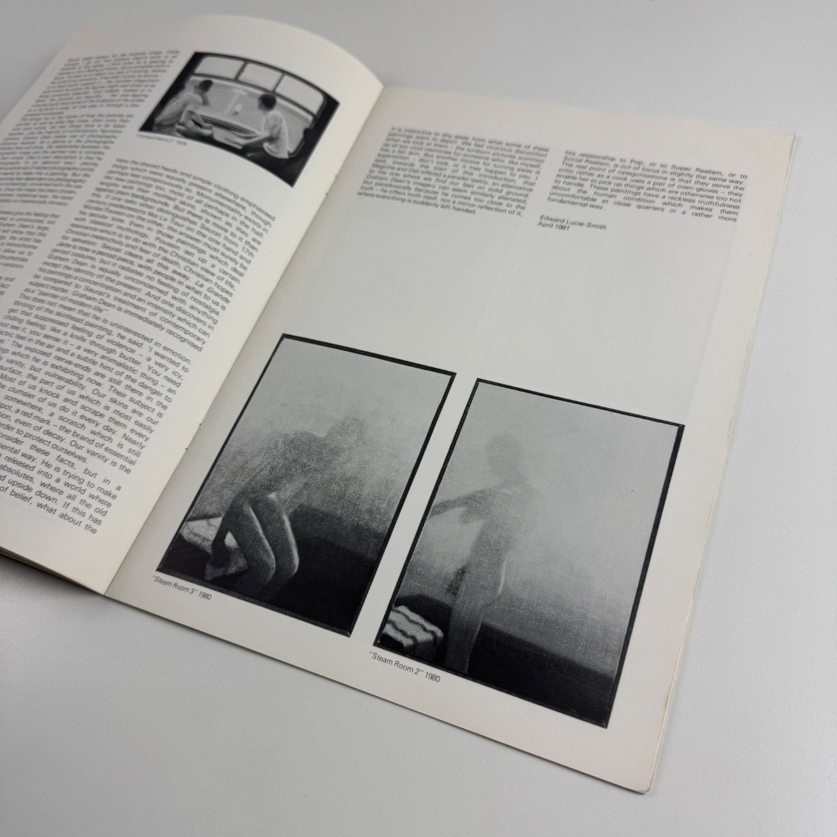 Graham Dean. Paintings, drawings, photographs & films South Hill Park Arts Centre, Bracknell, 1981