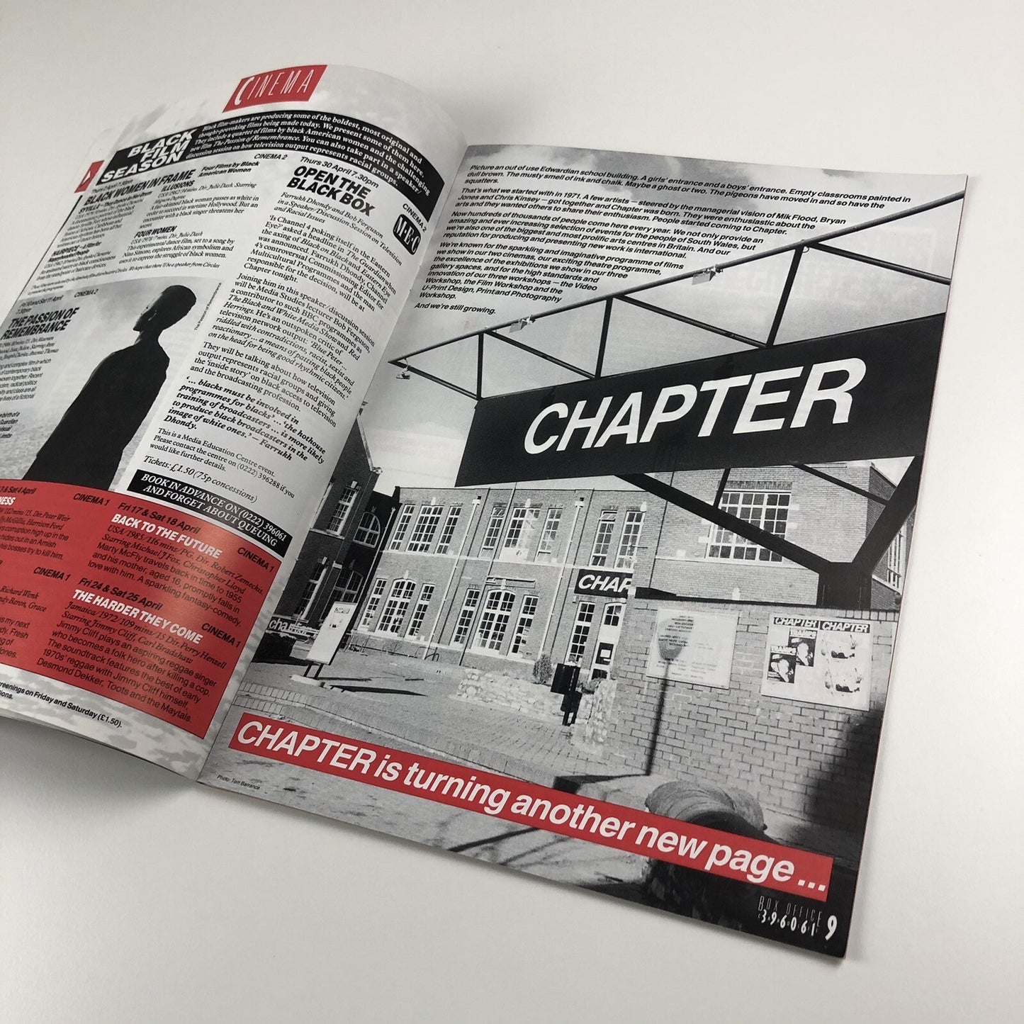 Chapter (Cardiff) free magazine Issues 1 to 35 (please note, issue 30 missing)