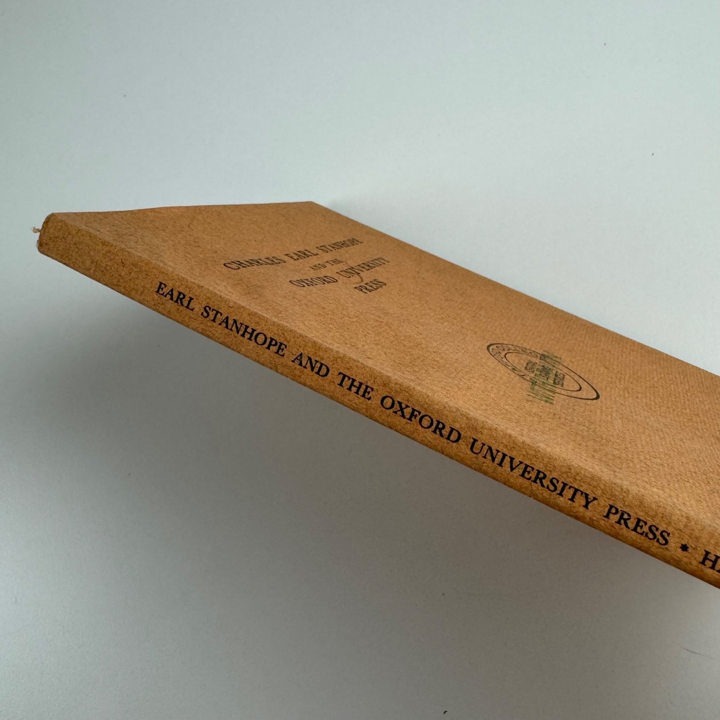 Charles Earl Stanhope and the Oxford University Press Horace Hart | notes by James Mosley