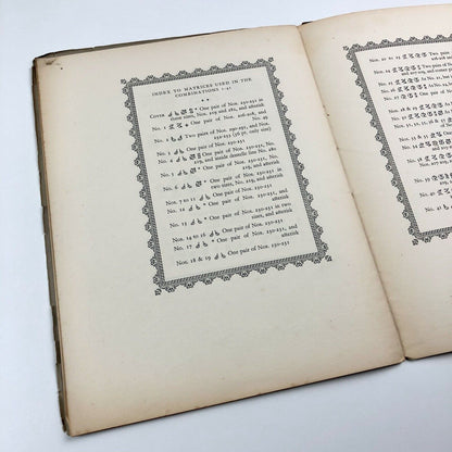 Monotype Flower Decorations type specimen booklet | Lanston Monotype, 1924