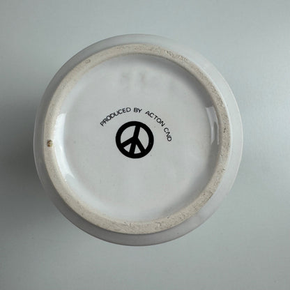 Commemorative mug CND Greenham Common Womens Peace Camp, Acton CND 1982