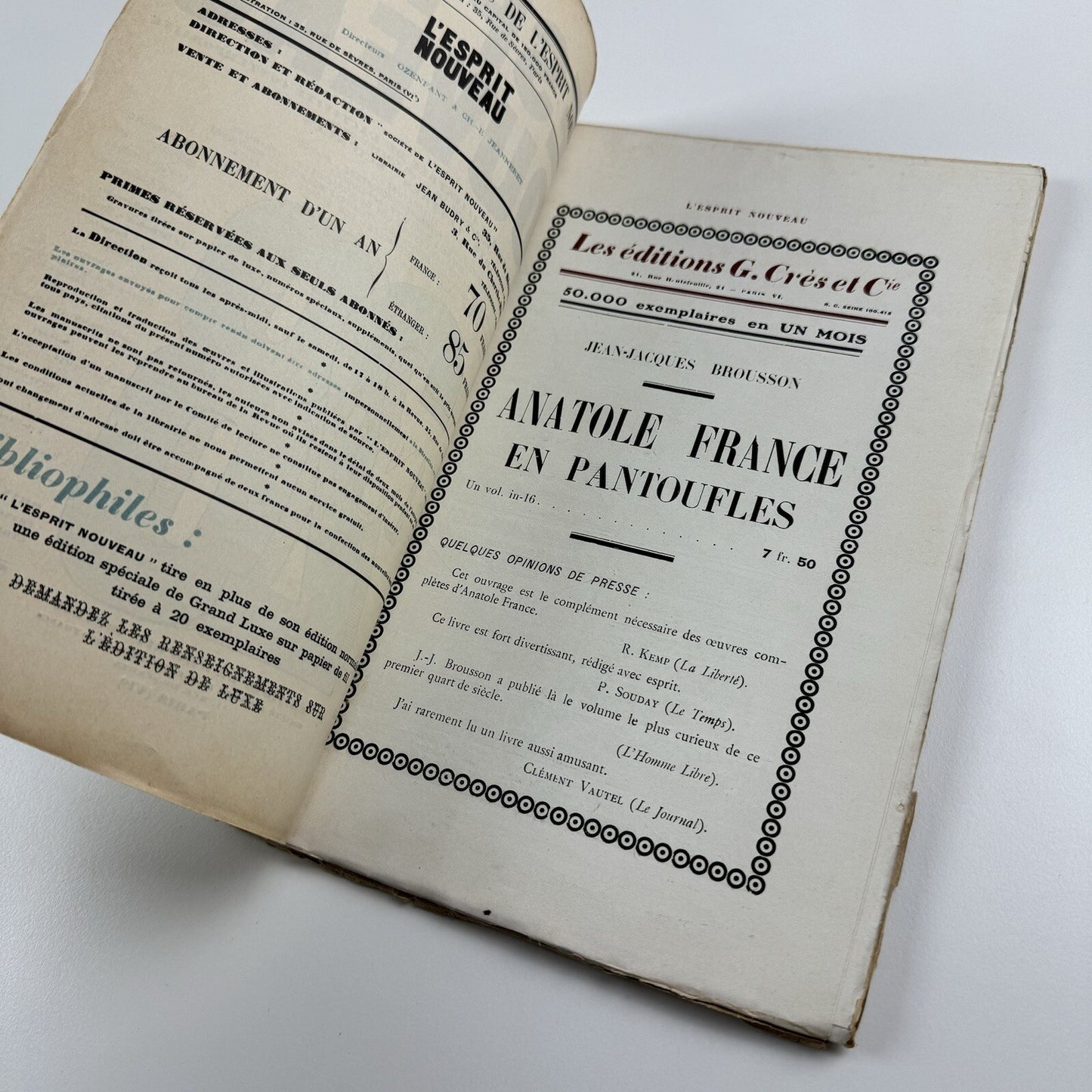 L'Esprit Nouveau journal | Issue No. 28 1925 Amédée Ozenfant and Le Corbusier