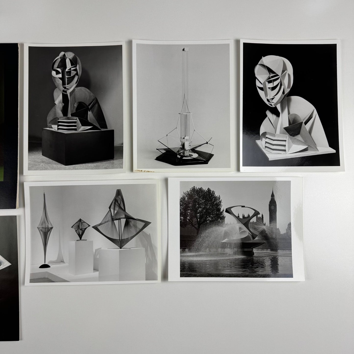 Naum Gabo. Sixty Years of Constructivism Tate Gallery, 1987 + private view invitation, and photos