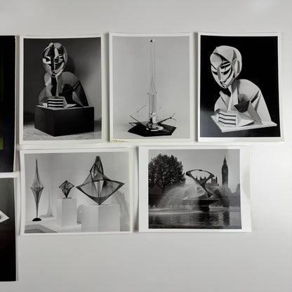 Naum Gabo. Sixty Years of Constructivism Tate Gallery, 1987 + private view invitation, and photos