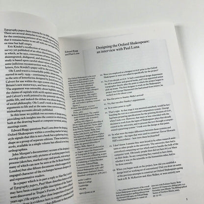 Typography Papers 5 | University of Reading, 2003 | Editor Paul Stiff