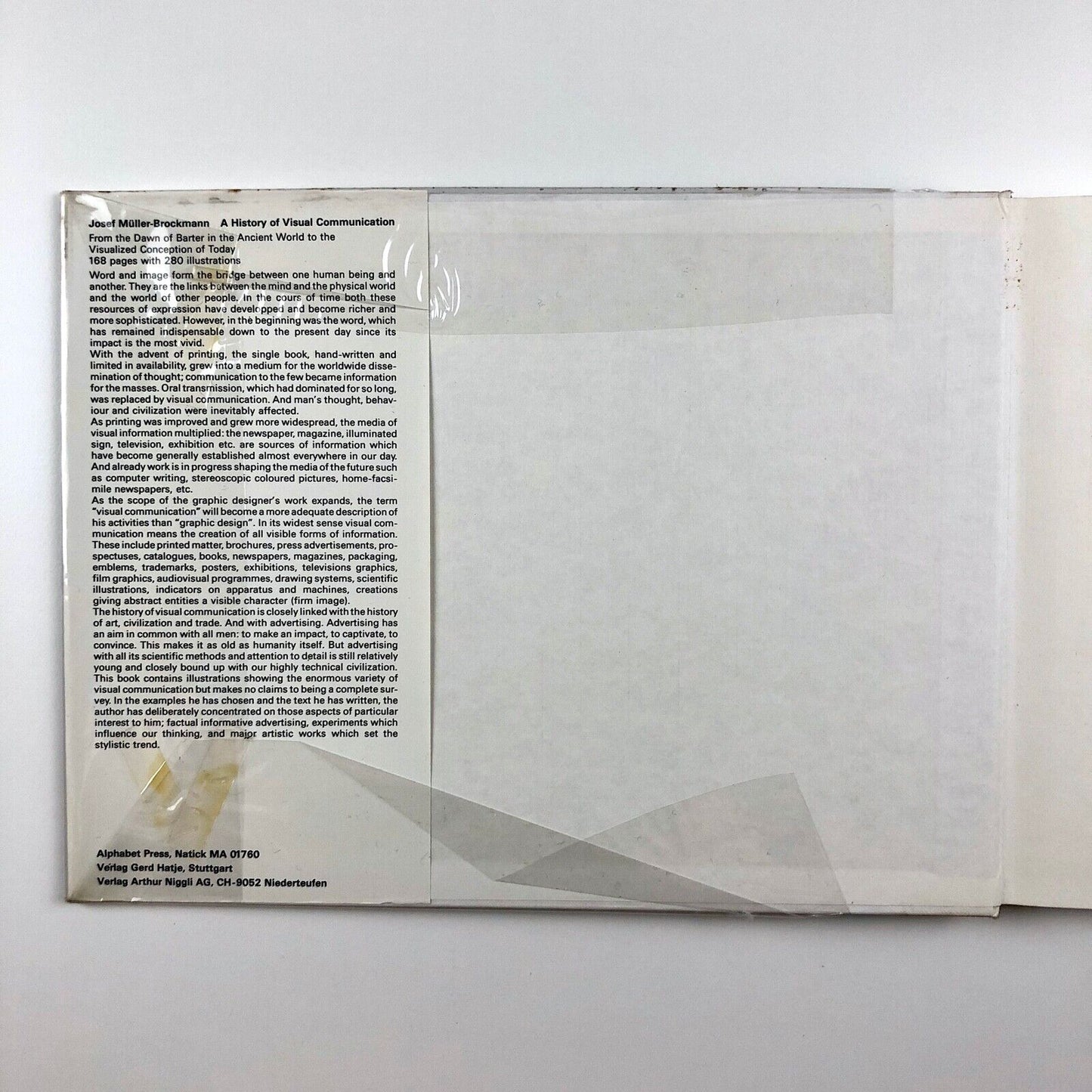 A History of Visual Communication | Josef Müller-Brockman | 1986