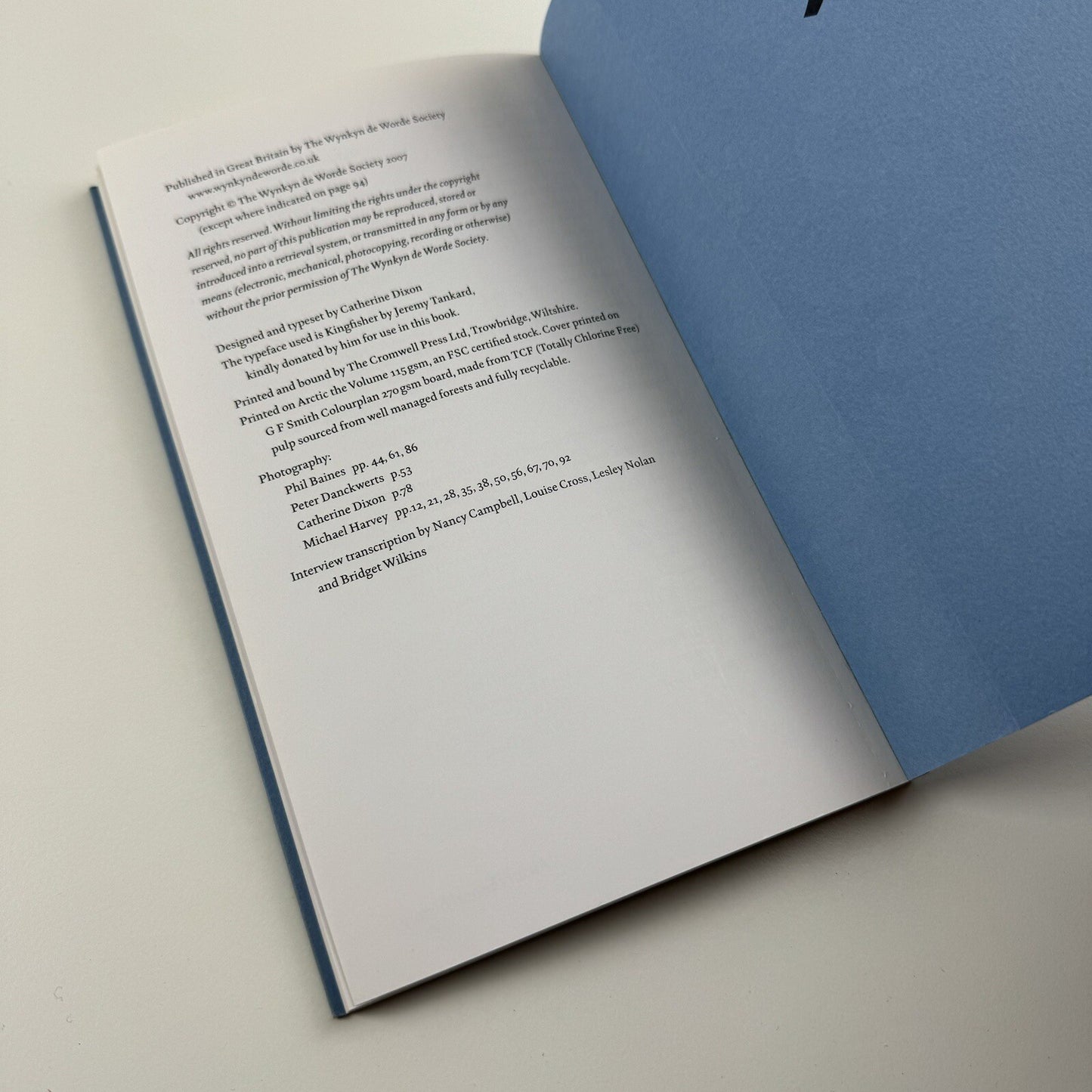 In our own words | The Wynkyn de Worde Society 1957-2007