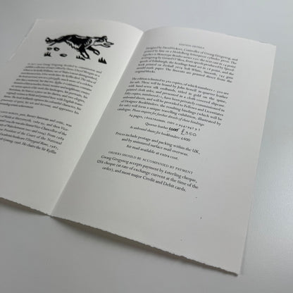 Prospectus for Kyffin A Celebration. Edited by Derek Llwyd Morgan | Gwasg Gregynog