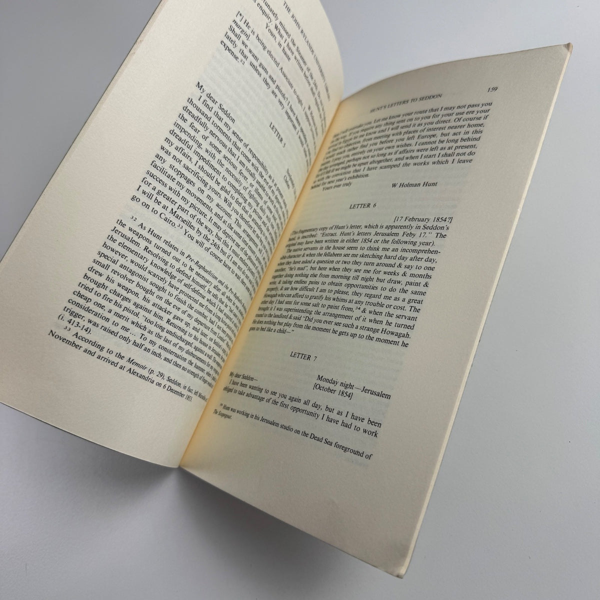 William Holman Hunt’s Letters to Thomas Seddon George P. Landow signed by author | Reprint from John Rylands University Library of Manchester, Vol 66, No. 1 Autumn 1983
