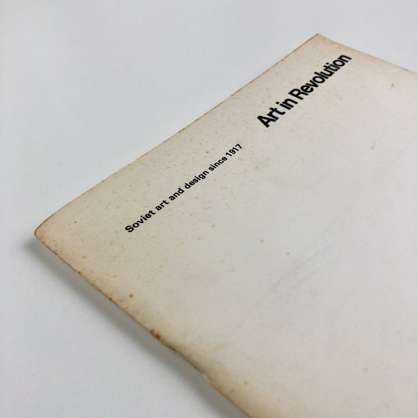Art in Revolution. Soviet art and design since 1971 | Arts Council catalogue