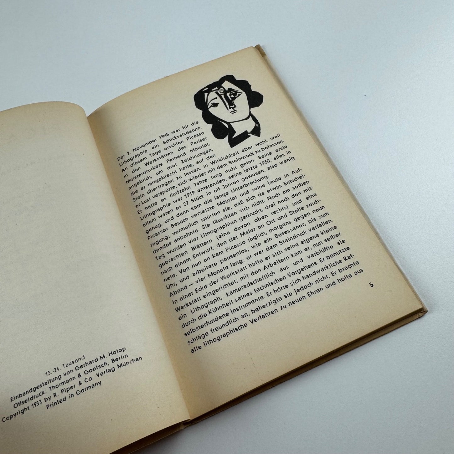 Picasso 46 Lithographien | Piper-Bucherei, 1953