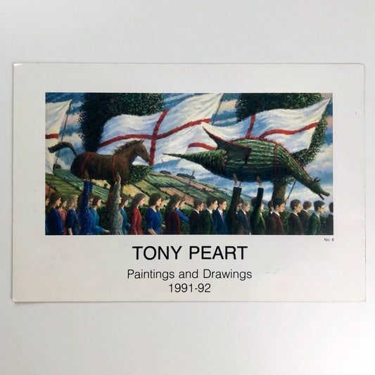 Folding card for Tony Peart Paintings & Drawings 1991-92 | Piccadilly Gallery, 1992