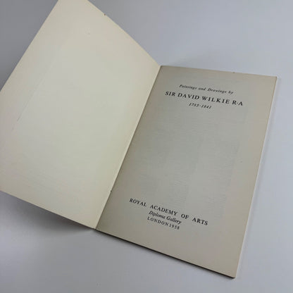 Paintings and Drawings by Sir David Wilkie | Royal Academy 1958