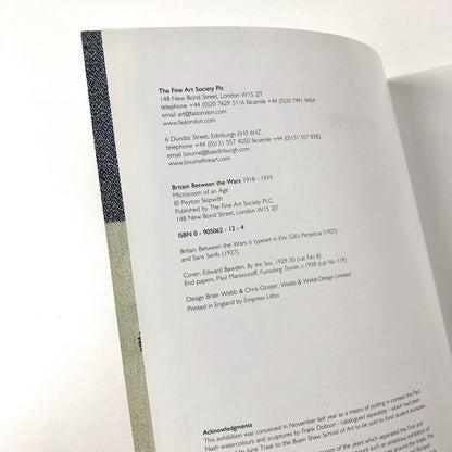 Britain Between the Wars 1918-1939, Microcosm of an Age | Peyton Skipworth, 2004