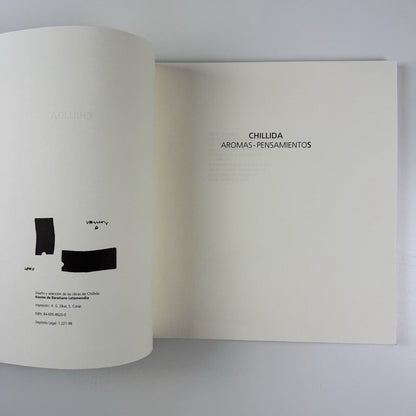Chillida Aromas - Pensamientos | Cosme de Baranano Letamendia, 1998