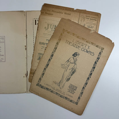 Programme The Queen’s Theatre ‘Potash and Perlmutter' Montague Glass c.1914