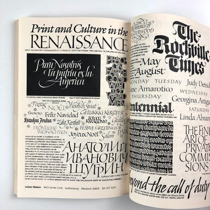 Visible Language journal Calligraphy | Issue Volume XVII, Number 1, Winter 1983