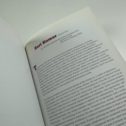 Export Quality 2004. Paintings by Bari Kumar | Bose Pacia Gallery, New York 2004 catalogue