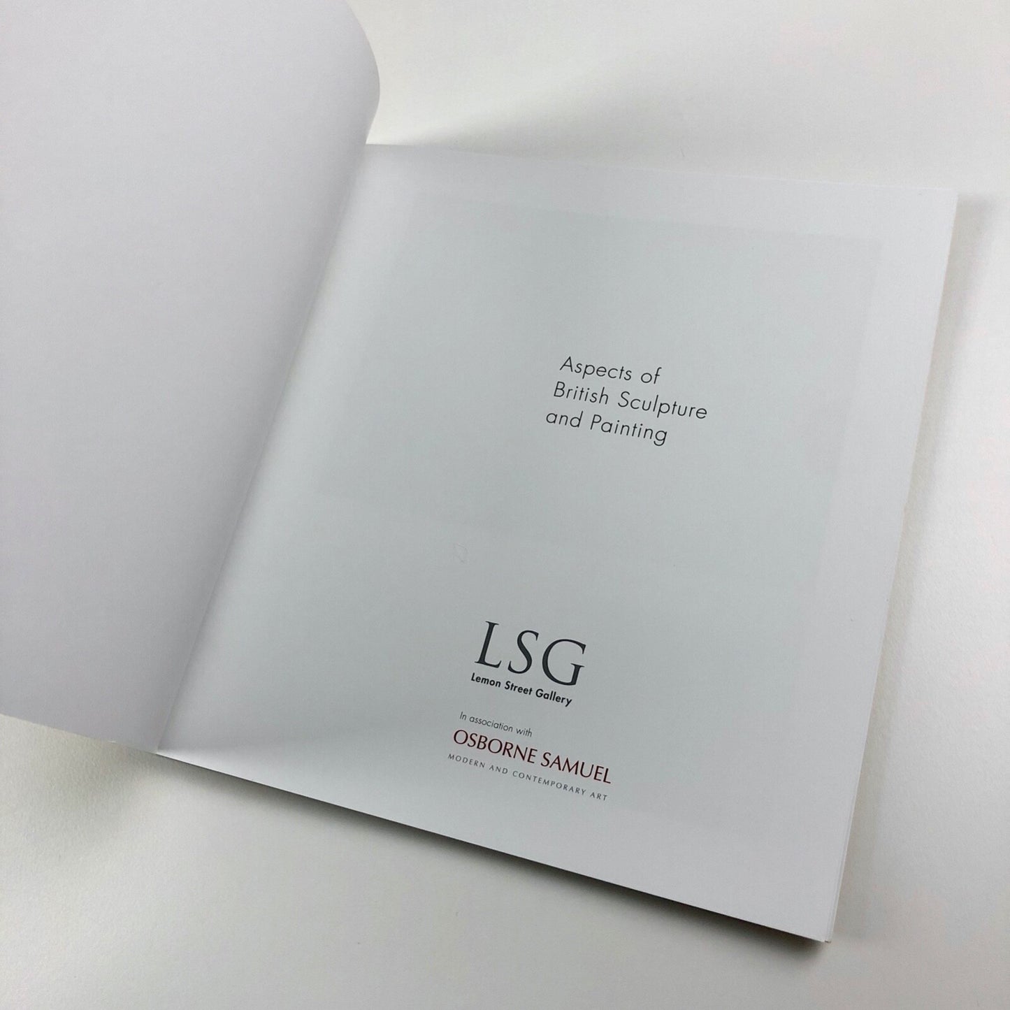 Aspects of British Sculpture and Painting | Lemon Street Gallery catalogue, 2011