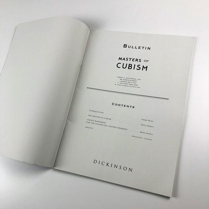 Masters of Cubism – Bulletin | Frieze Masters | Simon C. Dickinson, 2015