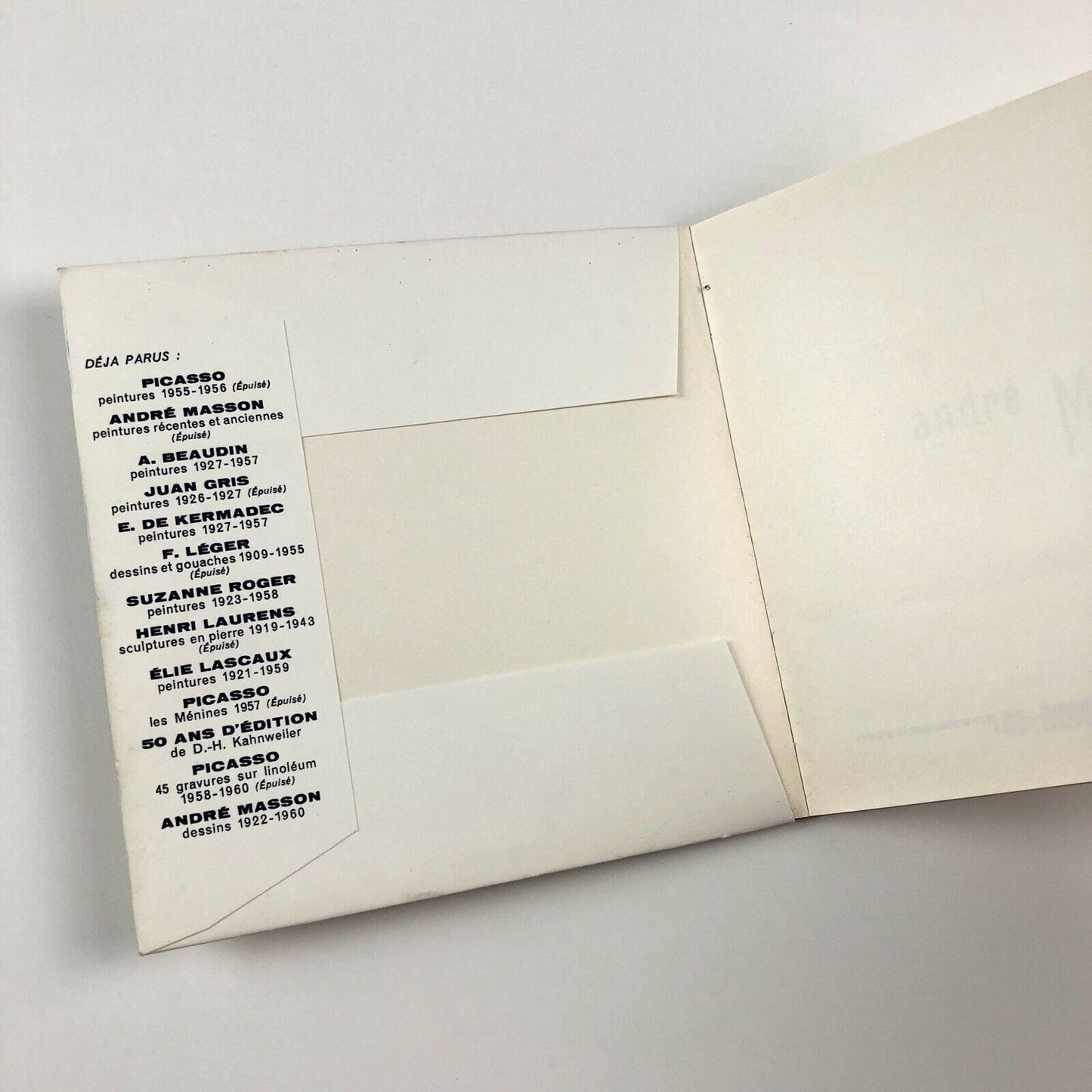 André Masson: Oeuvres Récentes 1968-1970| Galerie Louise Leiris 1970