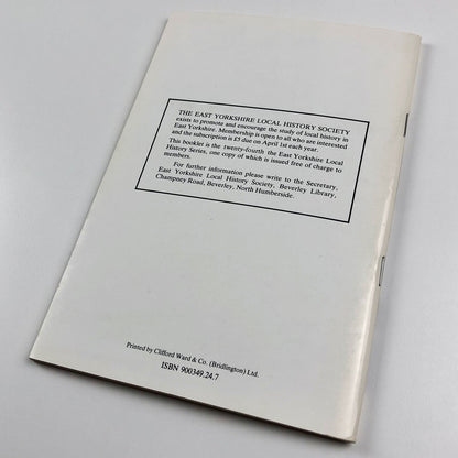 A History of the Spurn Lighthouses by G. De Boer | E. Yorks Local History , 1984