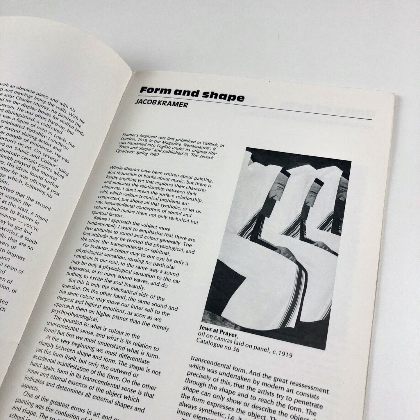 Jacob Kramer Reassessed | Ben Uri Gallery catalogue, 1984