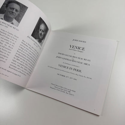 Venice in Peril | David Gluck & John Linfield | John Davies Gallery, 1994