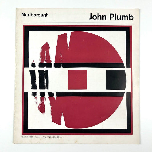 John Plumb | Exhibition catalogue, Marlborough, New London Gallery, 1964? | leaflet design by Gordon House