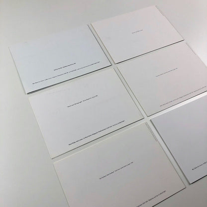 Five blank cards – David Tress paintings, with private view card | West Wales Art Centre