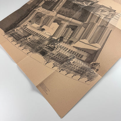 Broadsheet The Art of Islam Galleries at the V&A illustrations by Ron Stanford Omnific Penshurst Press