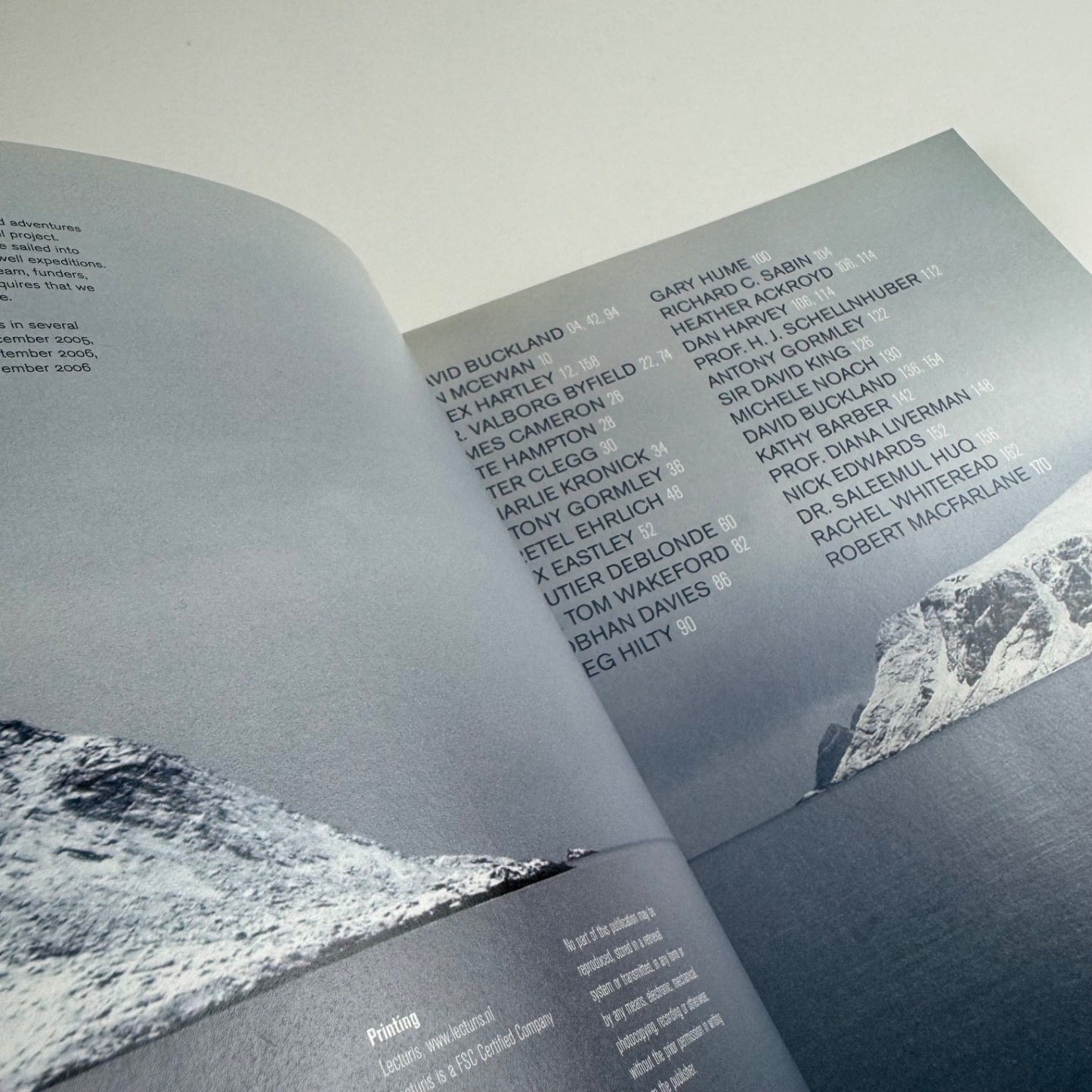 Burning Ice. Art and Climate Change by David Buckland | Cape Farewell, 2006