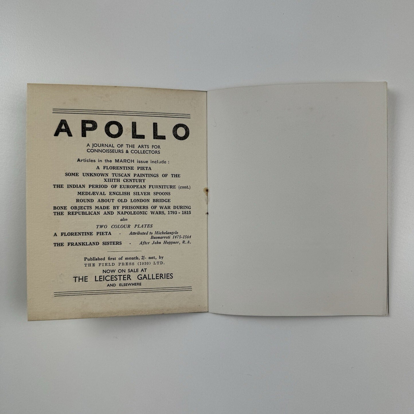 Jacob Epstein – Leicester Galleries | Ernest Brown & Phillips, March-April 1935