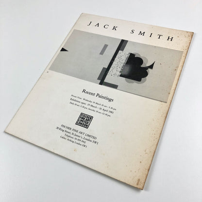 Jack Smith – Recent Paintings | Fischer Fine Art London, 1981 | Folded card
