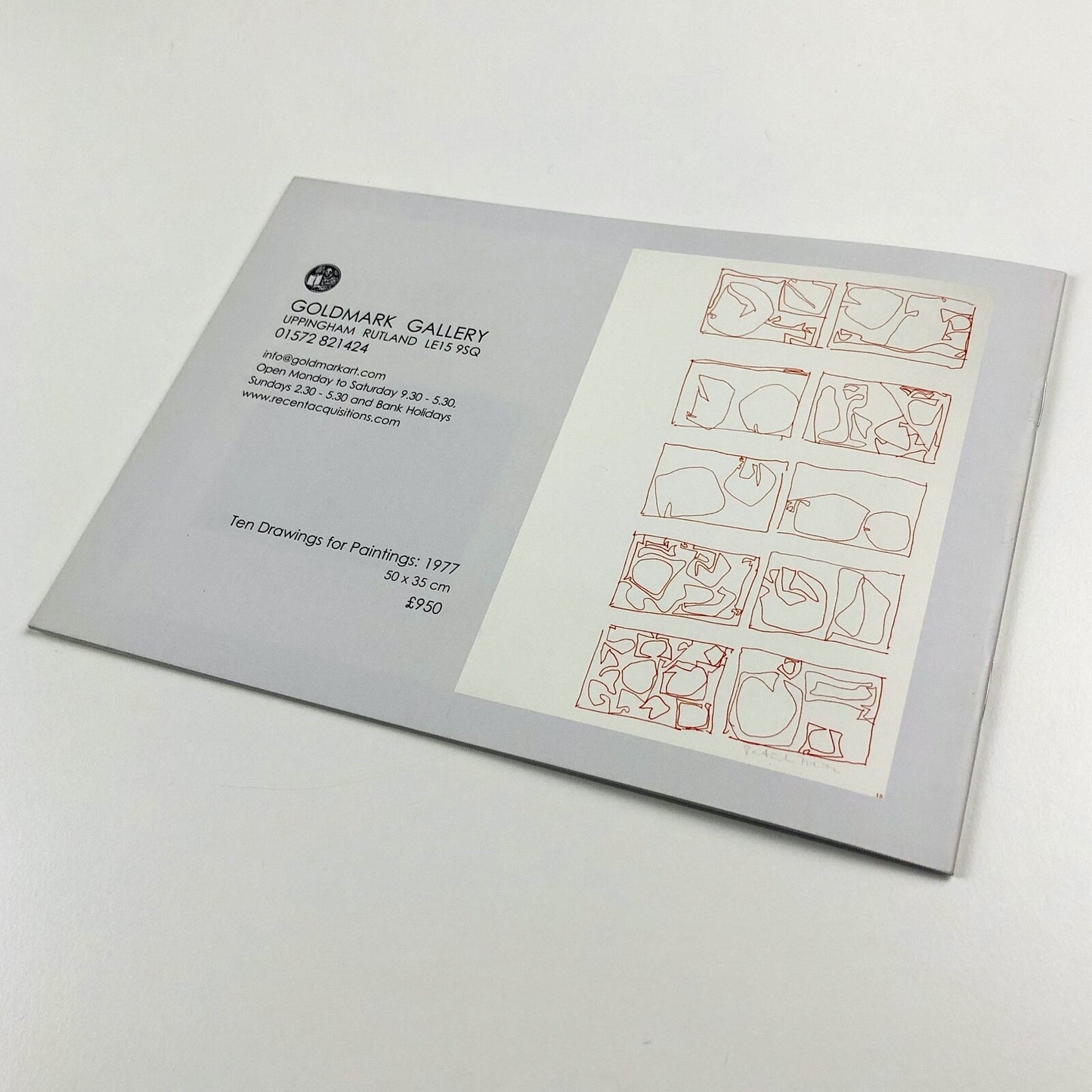 Patrick Heron – Shapes of Colour Series | Goldmark Gallery catalogue booklet, 2007