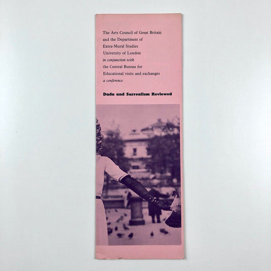 Dada and Surrealism Reviewed conference leaflet | Arts Council / University of London / Hayward Gallery, 1978