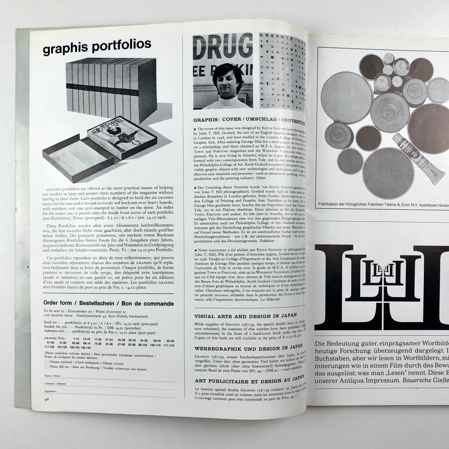 Graphis journal 142 Vol 25 1969/70 | Ed. Walter Herdeg | Graphis Press