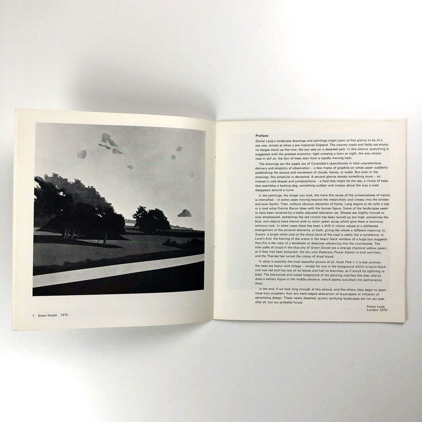 Daniel Lang. English Landscapes by an American Painter | Arthur Tooth, 1970