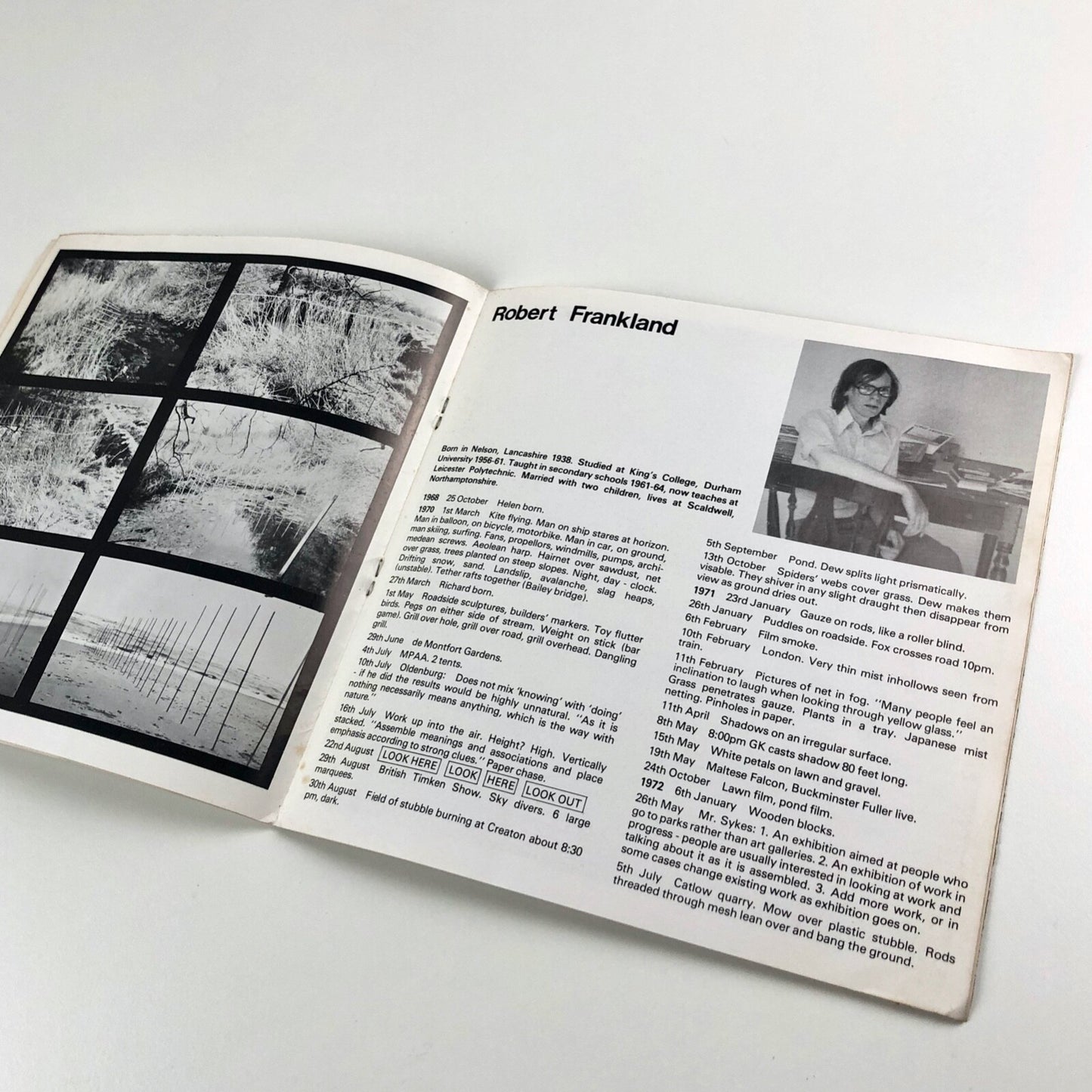 Alan Welsford – Robert Frankland | Camden Arts Centre Garden catalogue, 1974