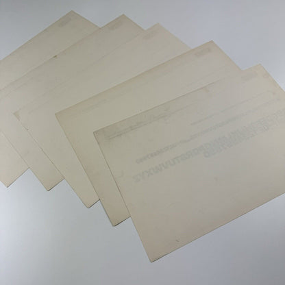 Società Nebiolo Microgramma type specimens x 5 printer Wace and Co Ltd, undated