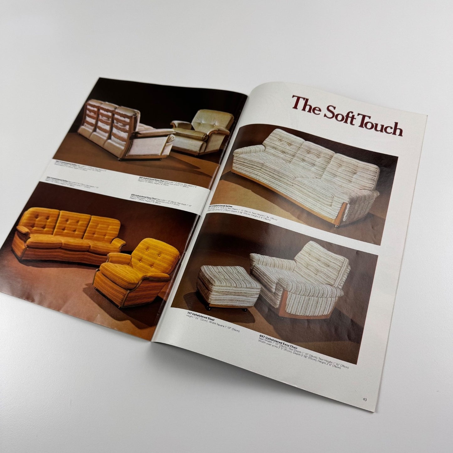 Ercol ’72 Brochure includes price lists and stockist lists furniture