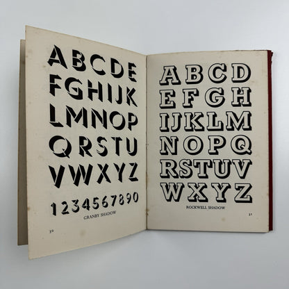 Spon’s Pocket Book of Alphabets | Revised edition, 1956