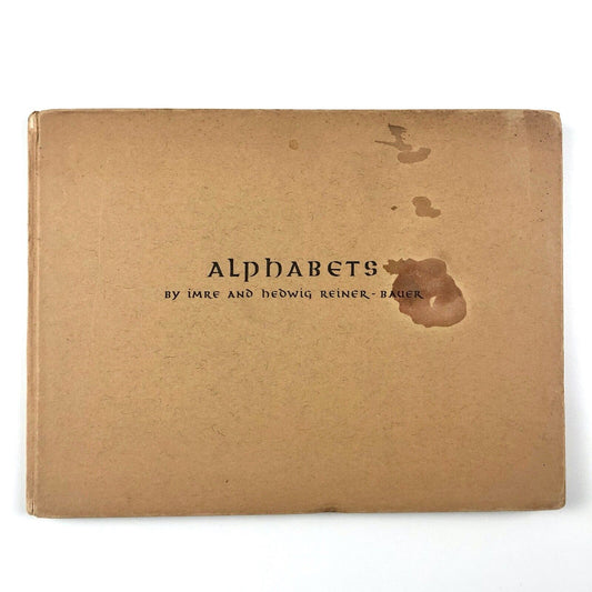 Alphabets by Imre and Hedwig Reiner – Bauer | Zollikofer & Co. St. Gall, 1947